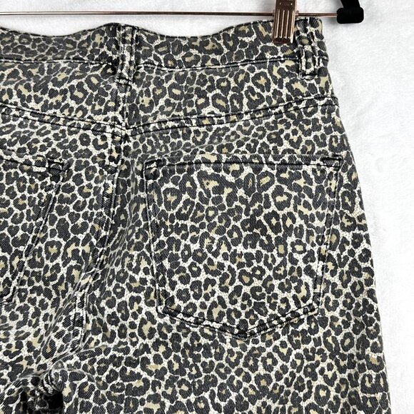 All Saints Womens Ava Straight Jeans Leopard Sz 27 - Picture 10 of 12